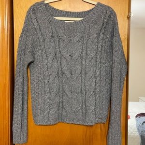 Gray sweater